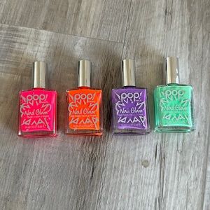 Pop nail glam neon colors